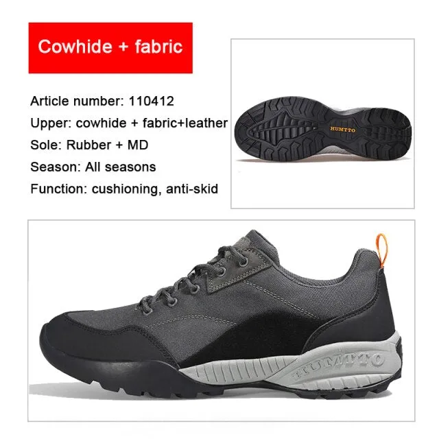 HUMTTO Brand Clearance Hiking Leather Hunting Trekking Climbing Shoes