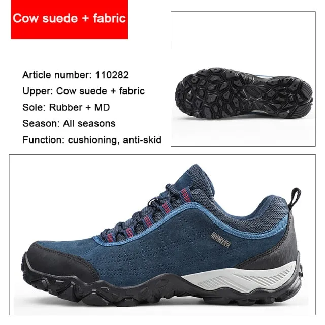 HUMTTO Brand Clearance Hiking Leather Hunting Trekking Climbing Shoes