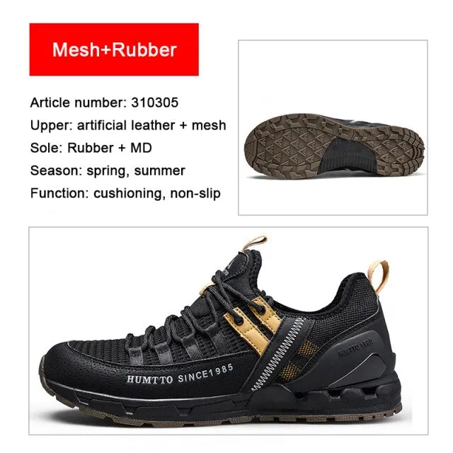 HUMTTO Brand Clearance Hiking Leather Hunting Trekking Climbing Shoes