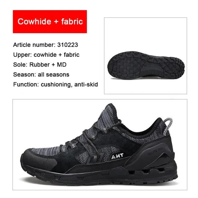 HUMTTO Brand Clearance Hiking Leather Hunting Trekking Climbing Shoes