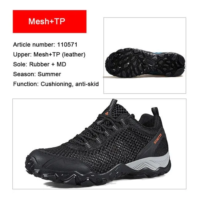 HUMTTO Brand Clearance Hiking Leather Hunting Trekking Climbing Shoes