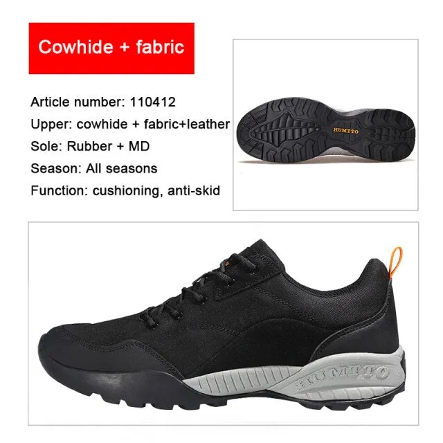 HUMTTO Brand Clearance Hiking Leather Hunting Trekking Climbing Shoes