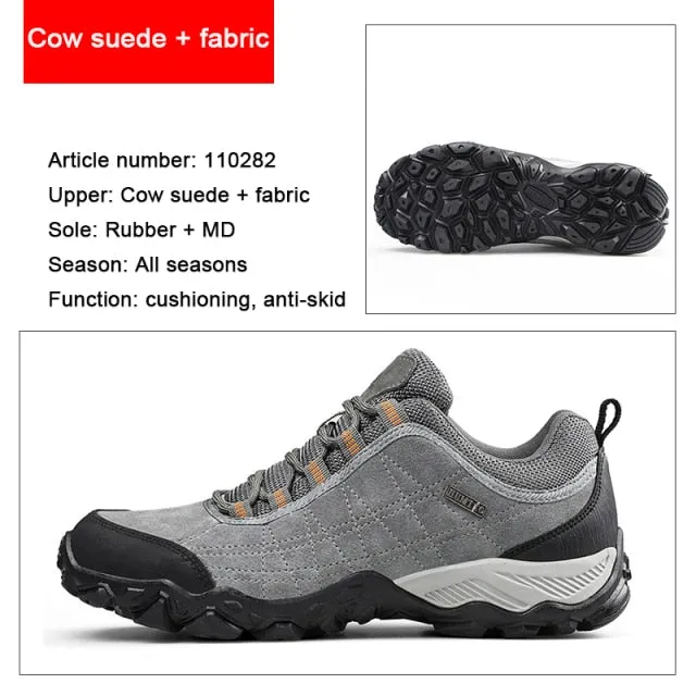 HUMTTO Brand Clearance Hiking Leather Hunting Trekking Climbing Shoes