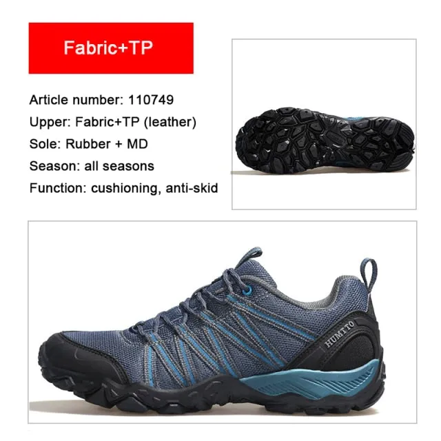 HUMTTO Brand Clearance Hiking Leather Hunting Trekking Climbing Shoes