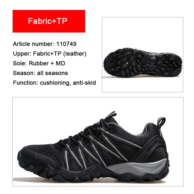 HUMTTO Brand Clearance Hiking Leather Hunting Trekking Climbing Shoes