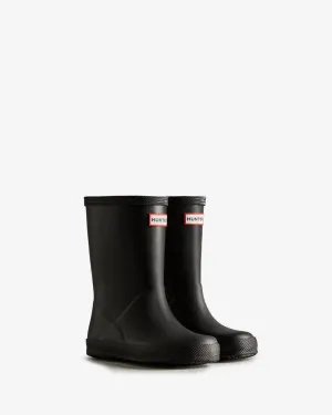 Hunter Boot Original Kids First Classic Rain Boots - Black