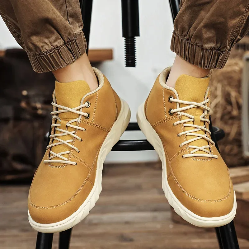 Hyggins Leather Low-top Boots