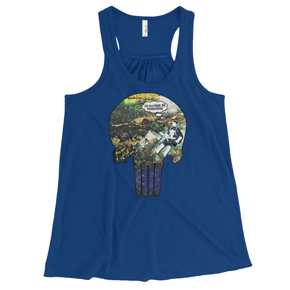 I'd Rather Be Punishing Fishing Racerback Tank Top