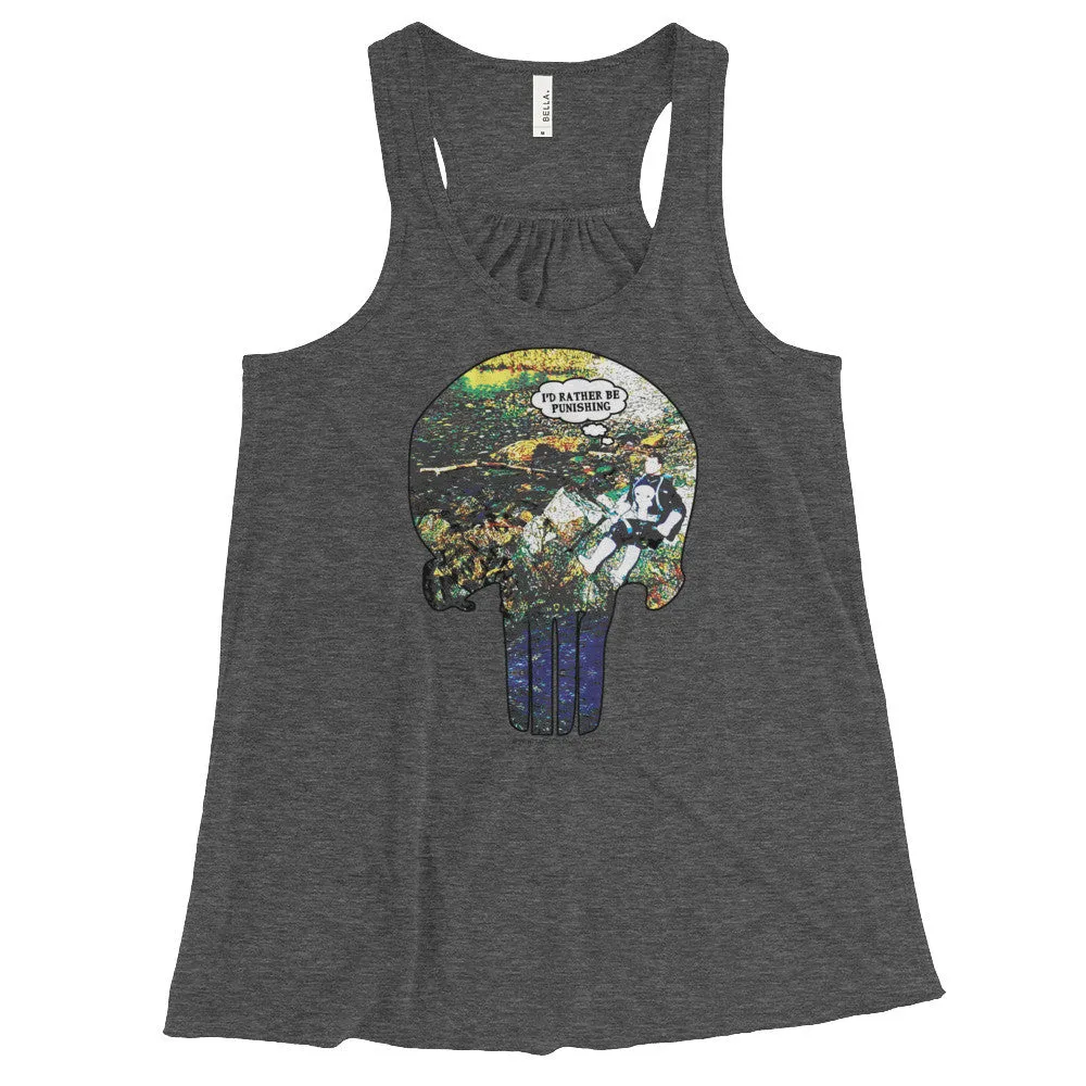 I'd Rather Be Punishing Fishing Racerback Tank Top