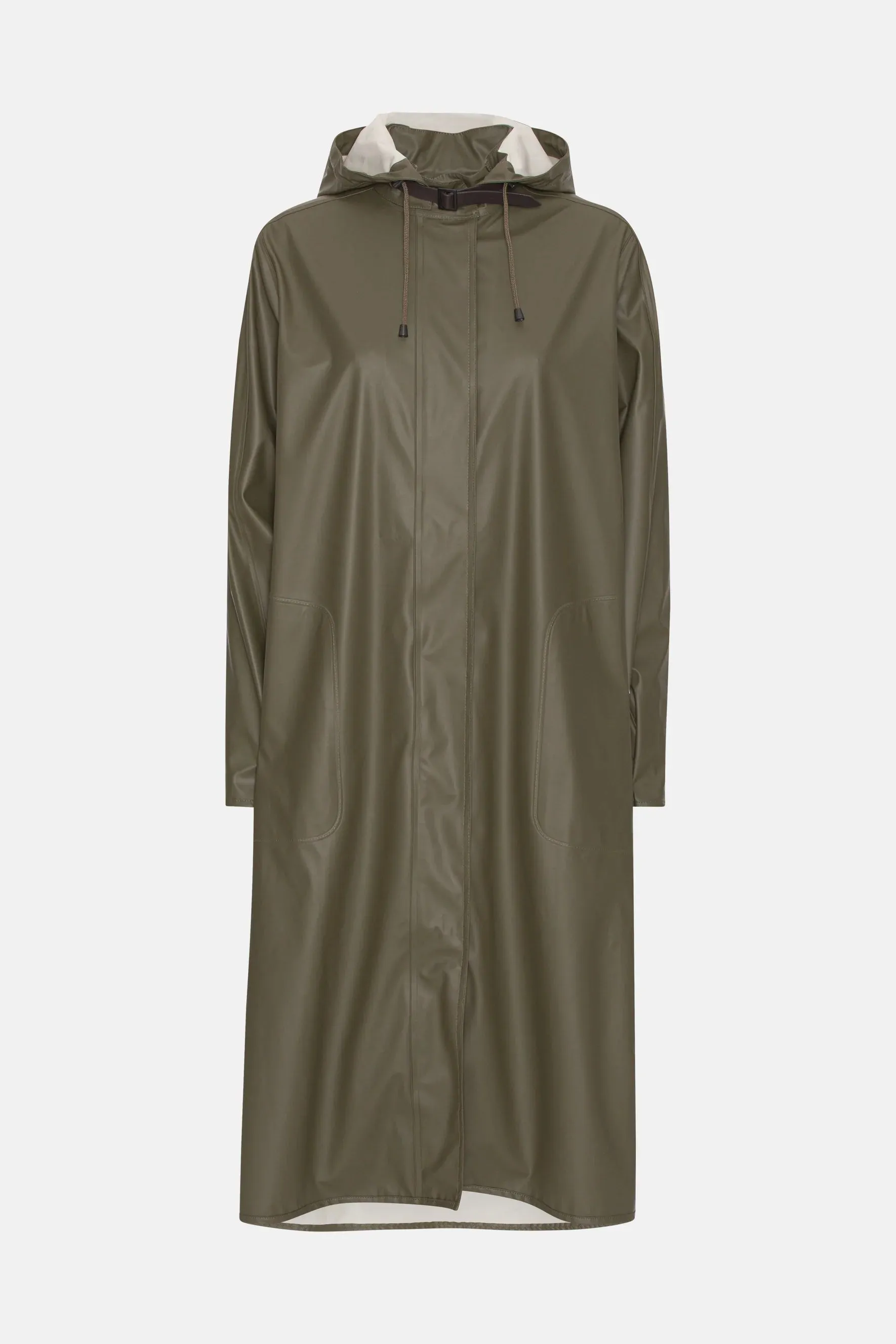 Ilse Jacobsen Army Rain Coat- Long