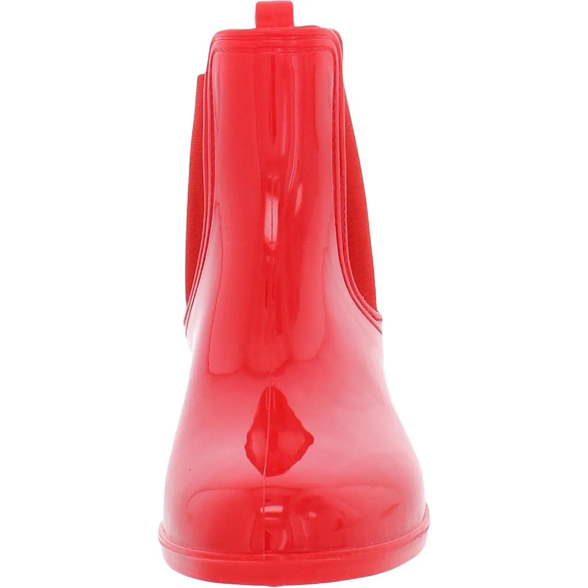 INC Womens Raelynn Vinyl Ankle Rain Boots Red 9 Medium (B,M)