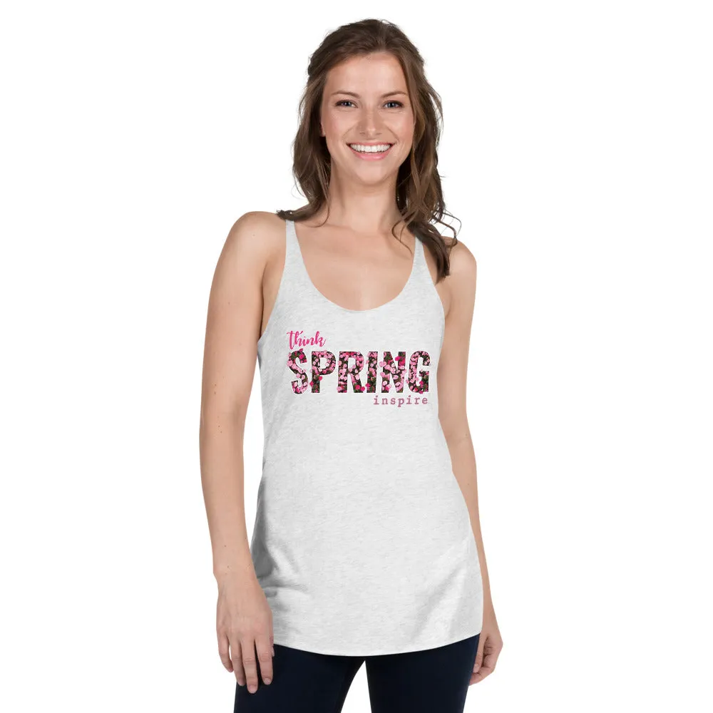 inspire Think Spring Women's Racerback Tank