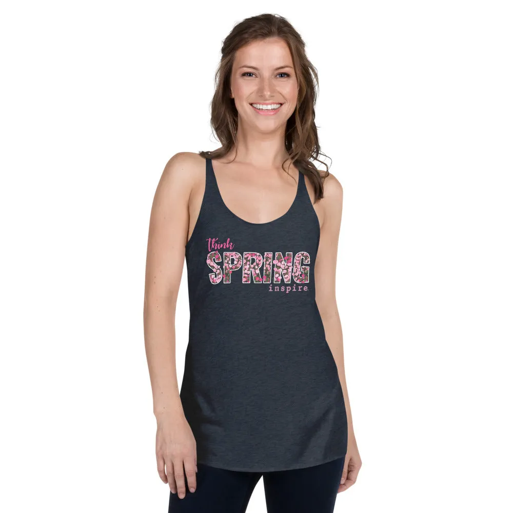 inspire Think Spring Women's Racerback Tank