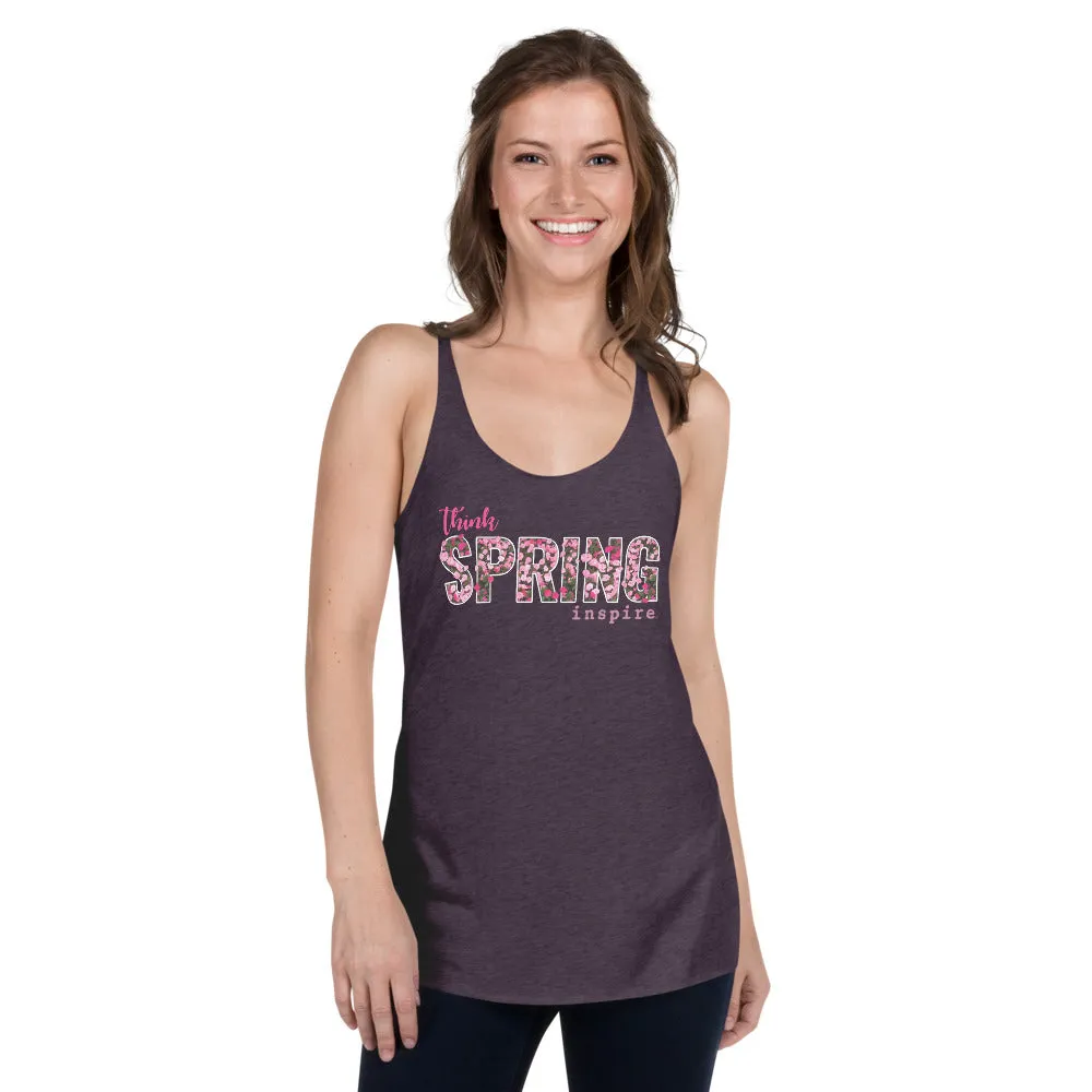inspire Think Spring Women's Racerback Tank