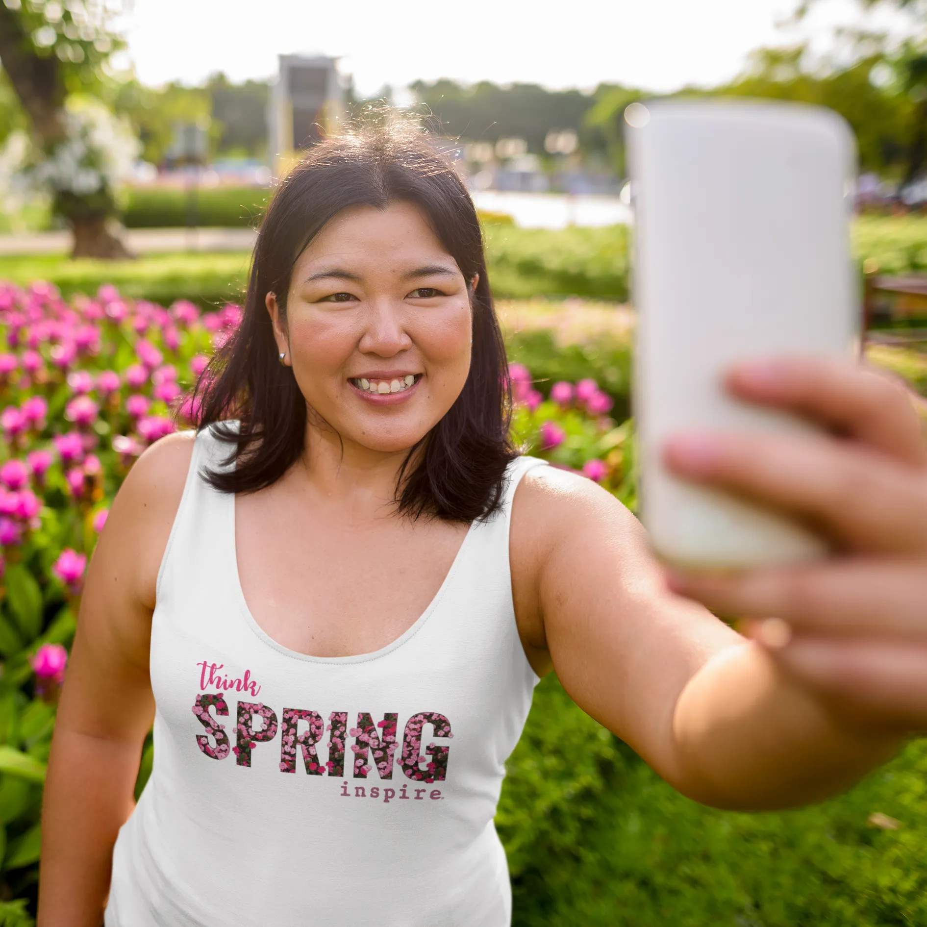 inspire Think Spring Women's Racerback Tank