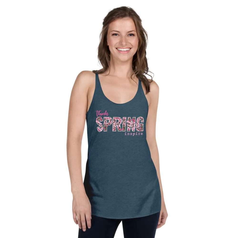 inspire Think Spring Women's Racerback Tank
