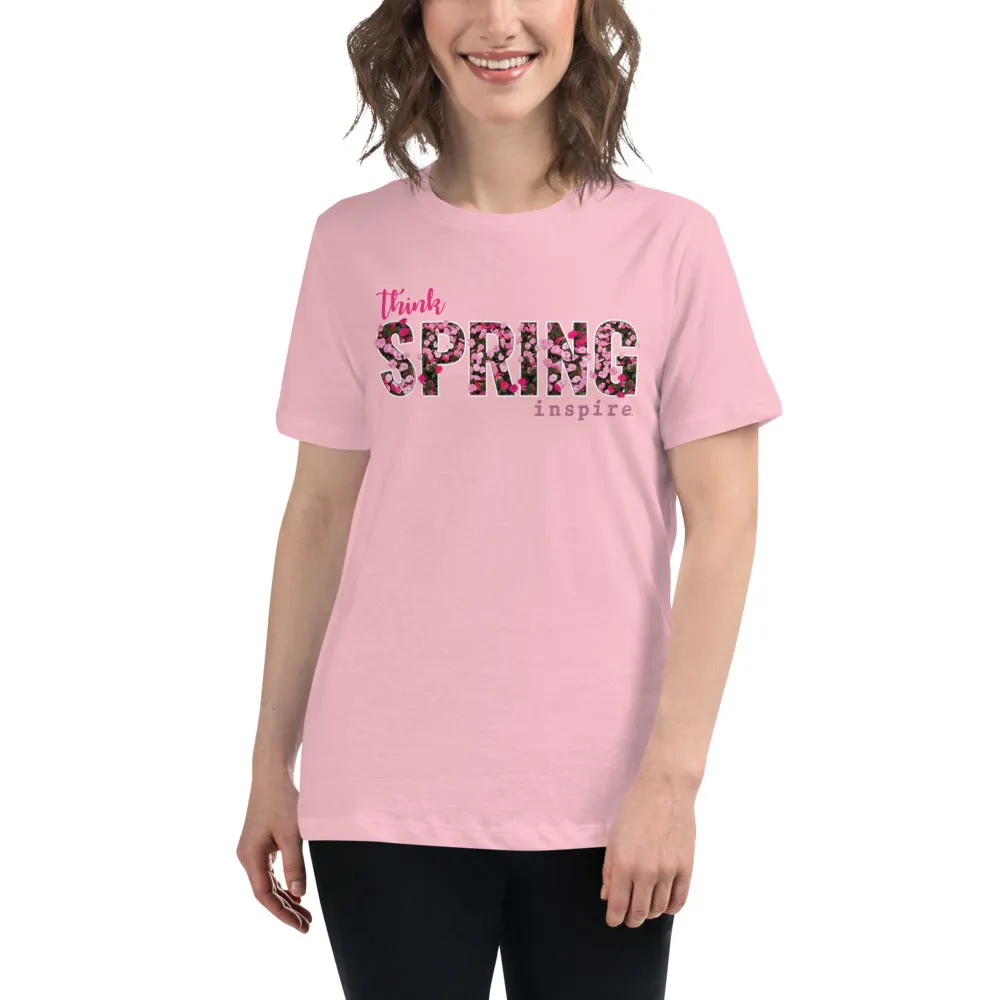 inspire Think Spring Women's Relaxed T-Shirt