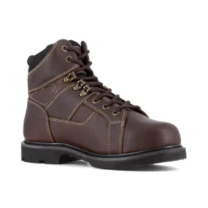 Iron Age Men's Groundbreaker 6" Steel Toe CushGuard Metguard Work Boot - Brown - IA5021