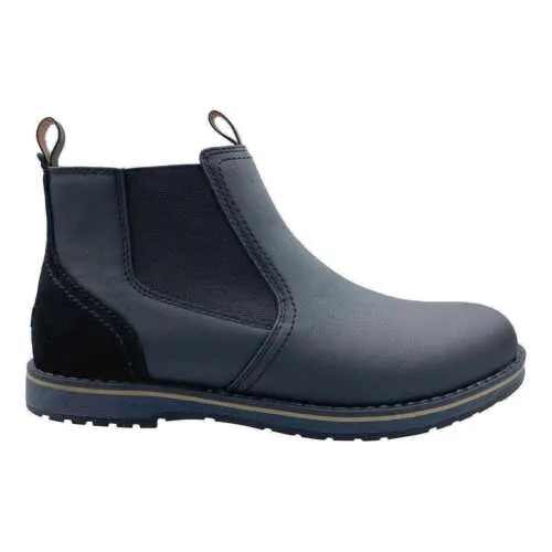 IZOD Men's Pull-On Chukka Boot In Black /brown