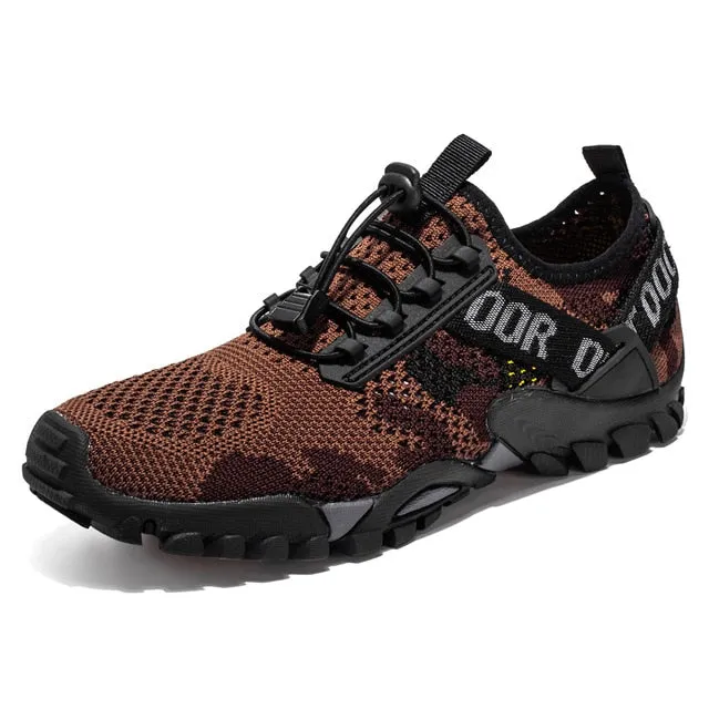 JACKSHIBO Breathable Water Shoes For Men Climbing Hiking - Upstream - Outdoor Beach Shoes