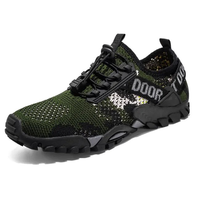 JACKSHIBO Breathable Water Shoes For Men Climbing Hiking - Upstream - Outdoor Beach Shoes