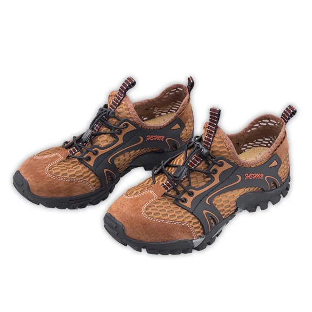 JACKSHIBO Breathable Water Shoes For Men Climbing Hiking - Upstream - Outdoor Beach Shoes