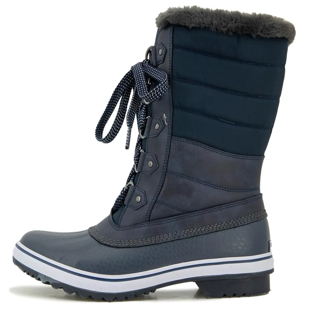 JBU by Jambu Women's Siberia Water Resistant Snow Boot, Navy, 10