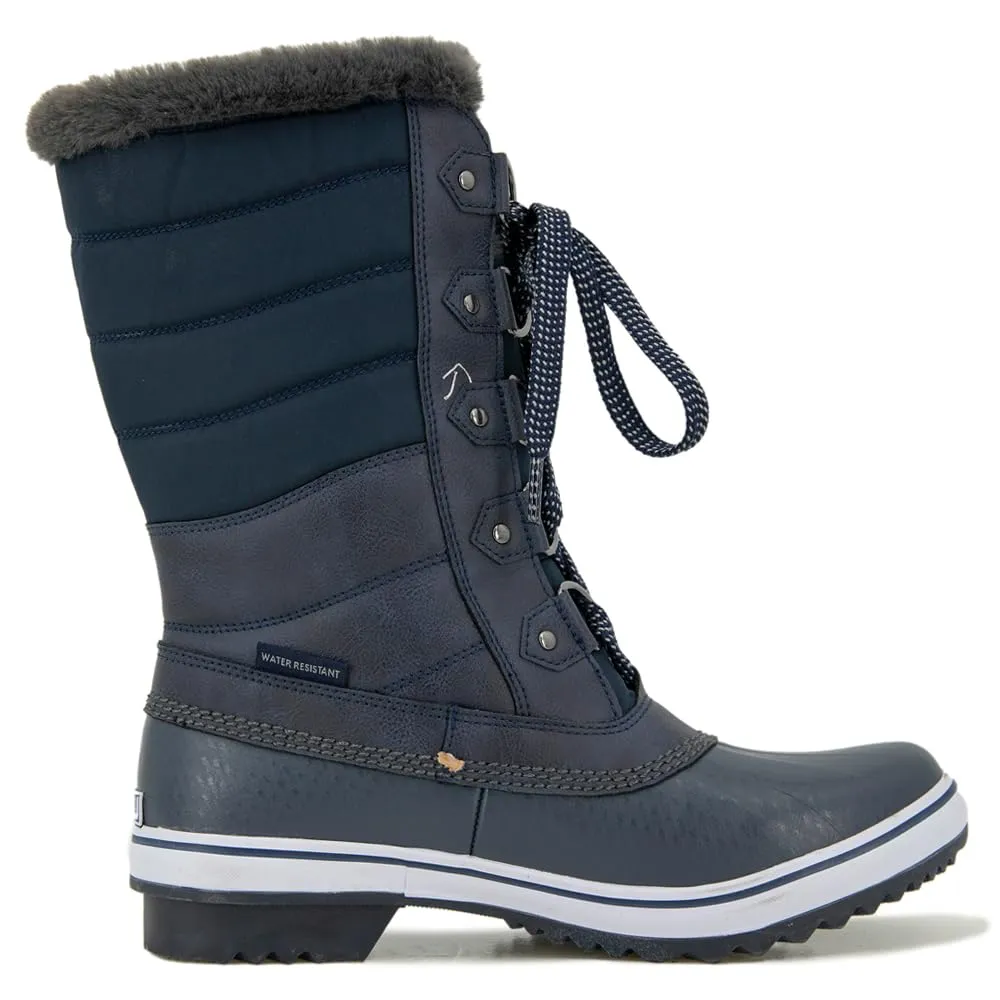 JBU by Jambu Women's Siberia Water Resistant Snow Boot, Navy, 10