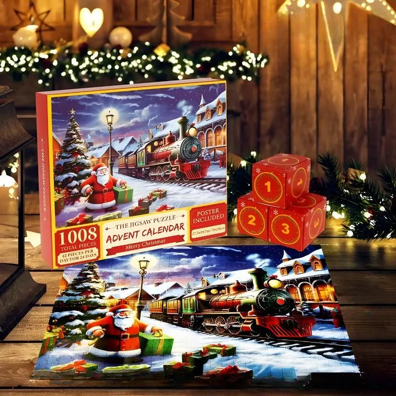 Jigsaw Puzzle Advent Calendar – Fun Unique Holiday Countdown