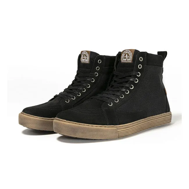 JOHN DOE MOTORCYCLE SNEAKERS NEO BLACK/ BROWN