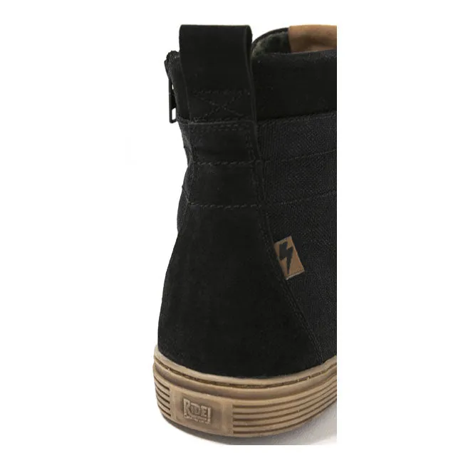 JOHN DOE MOTORCYCLE SNEAKERS NEO BLACK/ BROWN