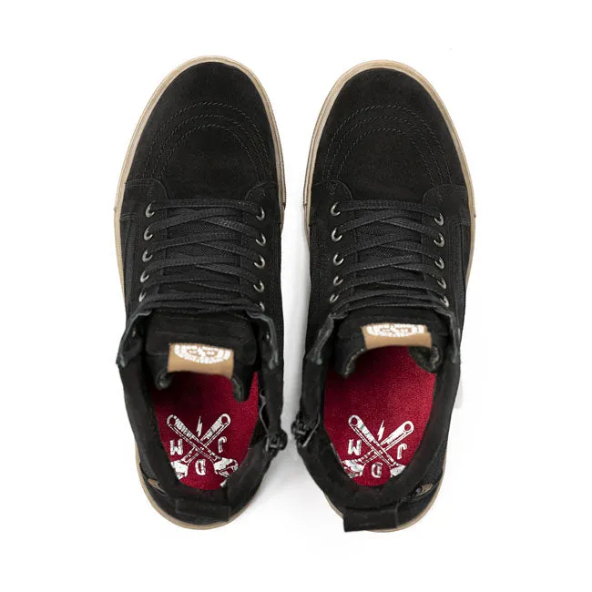 JOHN DOE MOTORCYCLE SNEAKERS NEO BLACK/ BROWN