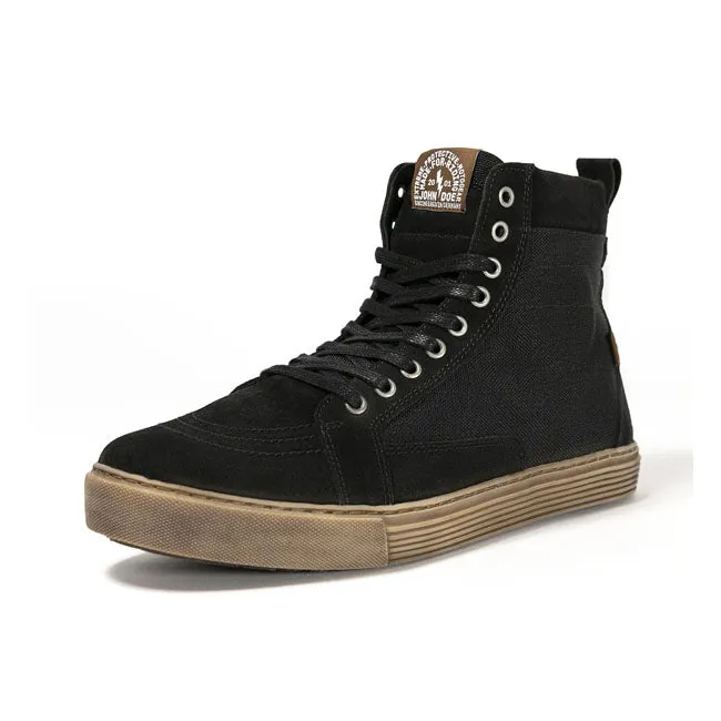 JOHN DOE MOTORCYCLE SNEAKERS NEO BLACK/ BROWN