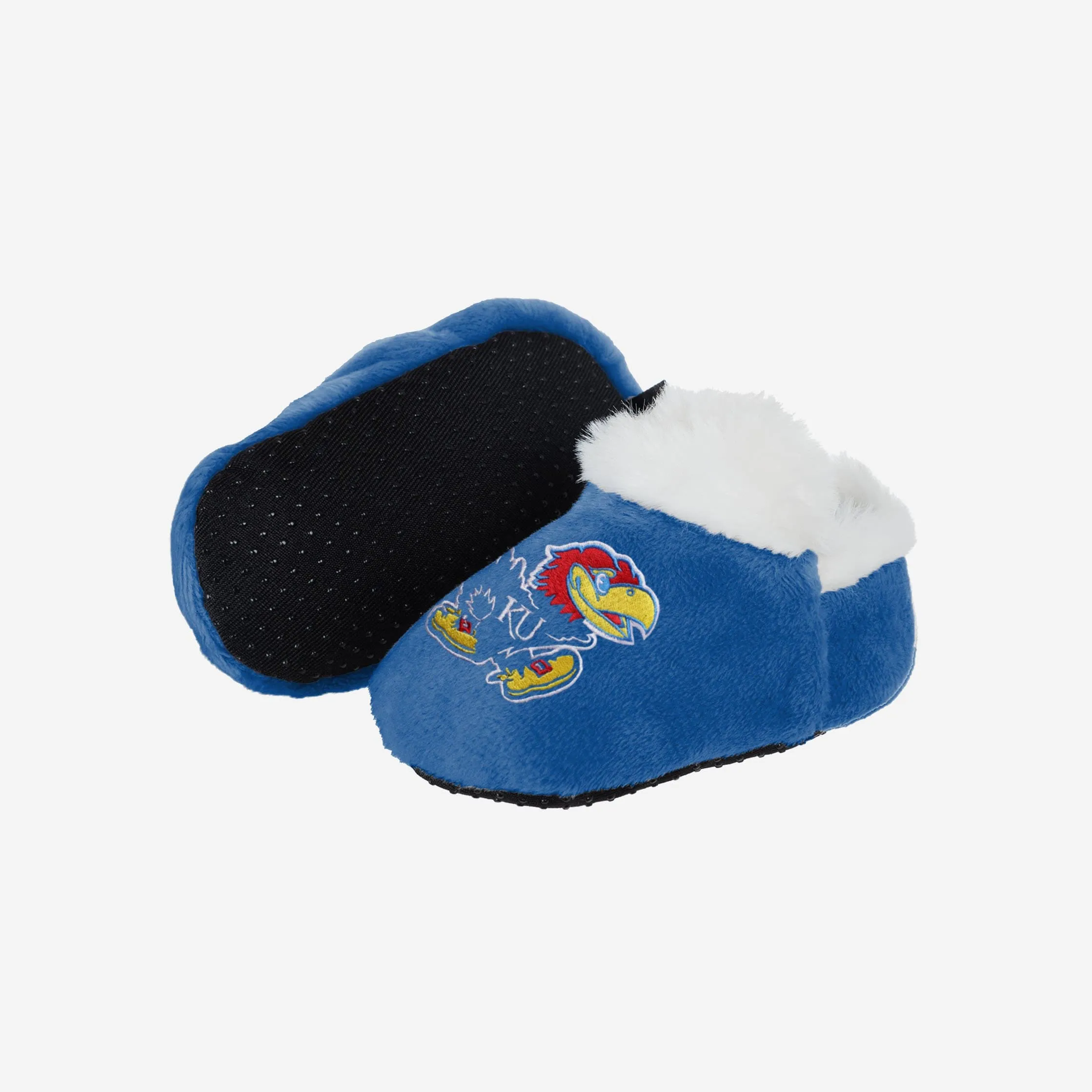 Kansas Jayhawks Logo Baby Bootie Slipper