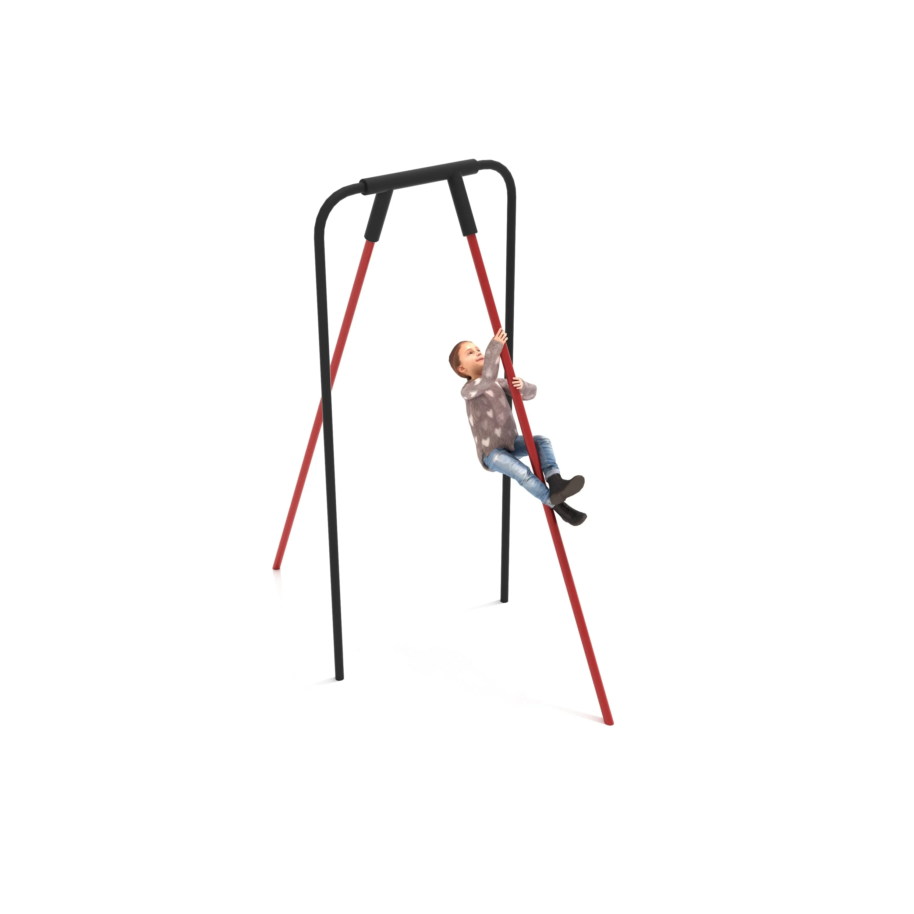 Kid's Gym Double Pole Climber