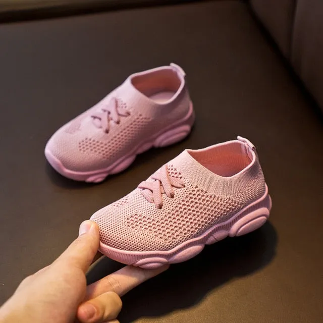 Kids Shoes Anti-slip Soft Rubber Bottom Baby Sneaker Sports Shoes