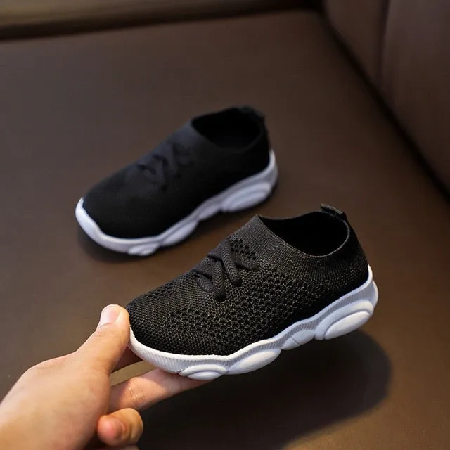 Kids Shoes Anti-slip Soft Rubber Bottom Baby Sneaker Sports Shoes