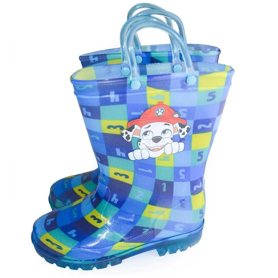 Kids Shoes Paw Patrol Toddler Boys Light-up Rain Boots