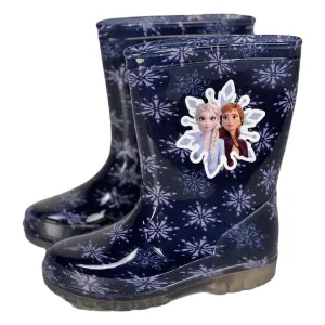 Kids Shoes Youth Girls Disney Frozen Rain Boots