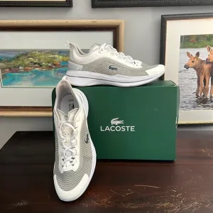 Lacost Run Spin Ultra white on white Size 11