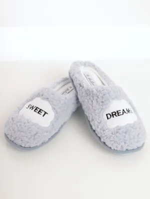 Ladies Sweet Dreams Closed Toe Slipper - Blue