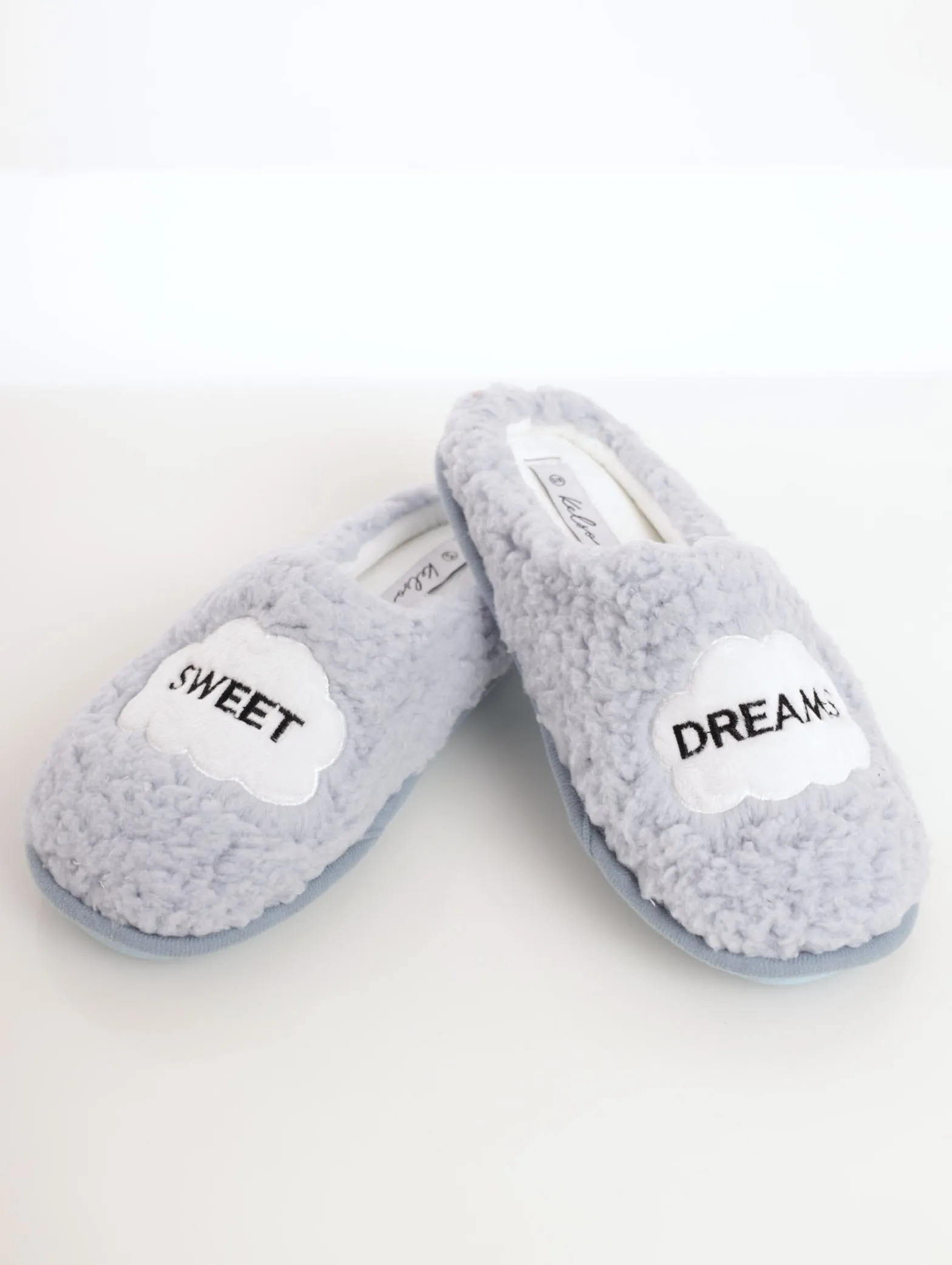 Ladies Sweet Dreams Closed Toe Slipper - Blue