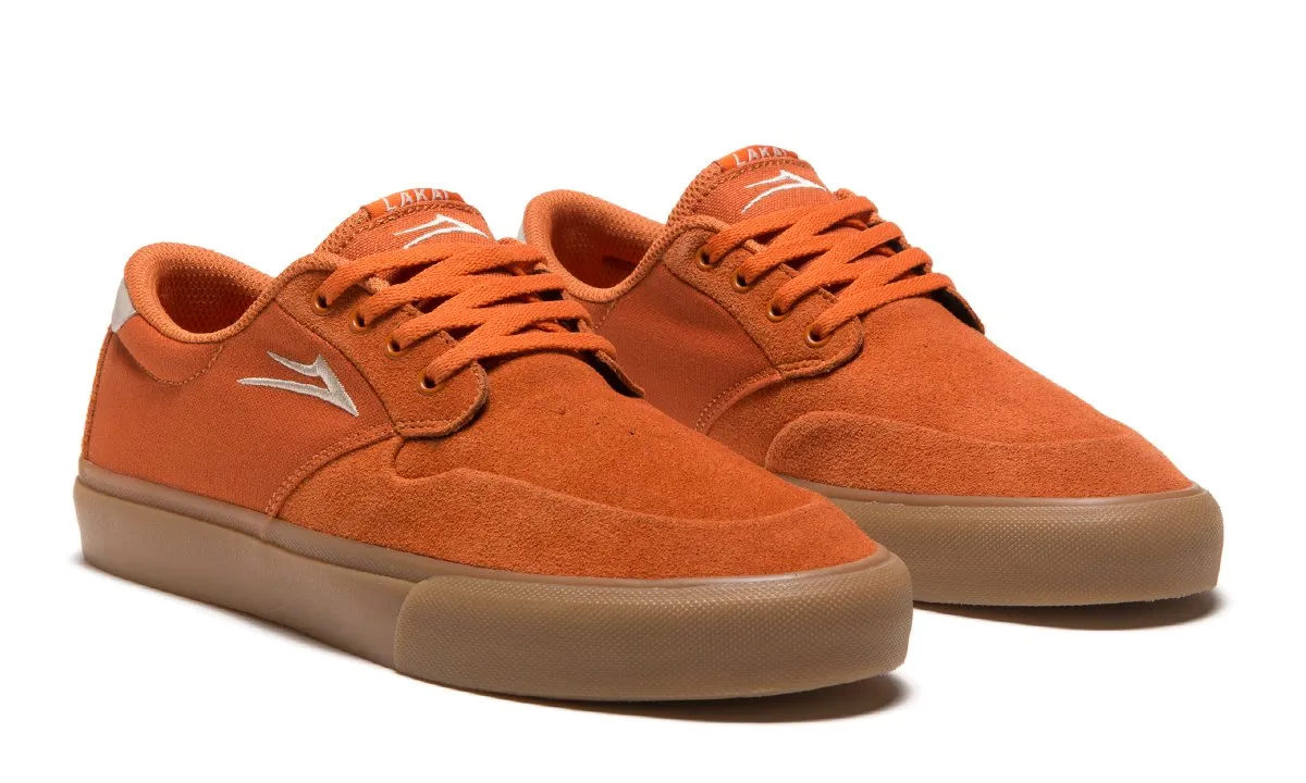 Lakai Riley 3 Shoes Burnt Orange Suede