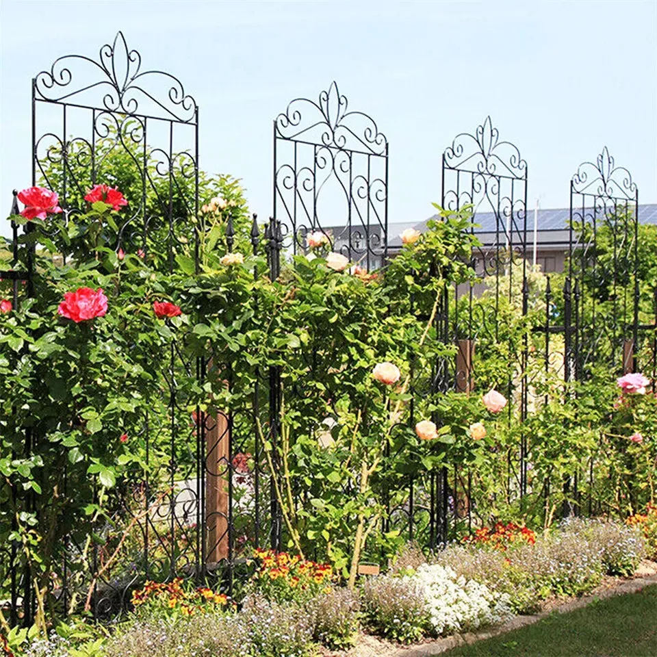 Large Metal Garden Trellis for Outdoor Yard & Patio