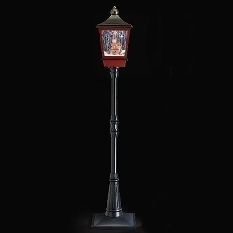 LED Rotating Santa Lantern
