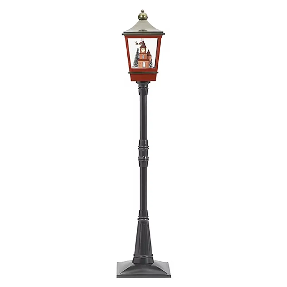 LED Rotating Santa Lantern