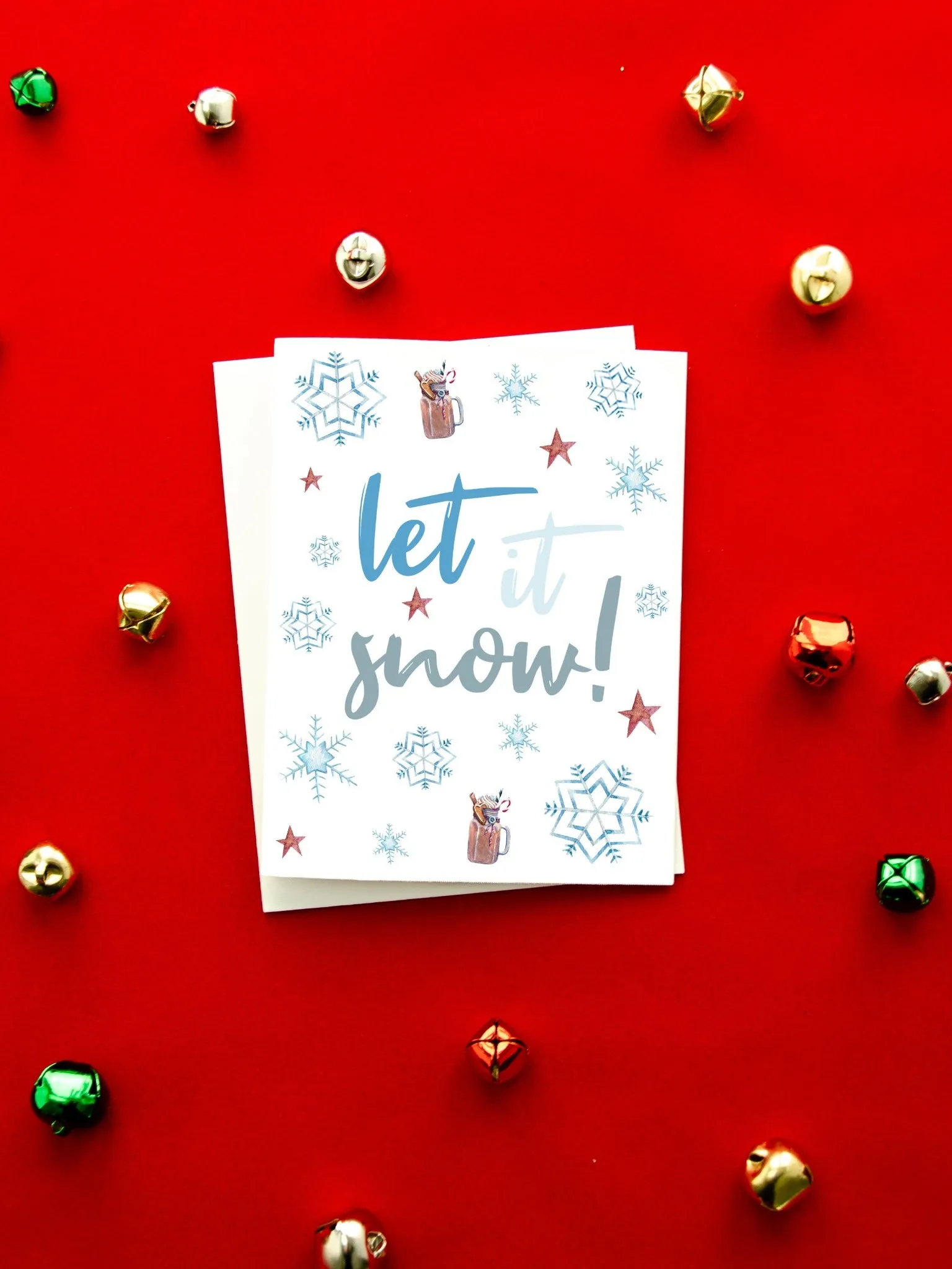 Let It Snow Greeting Card