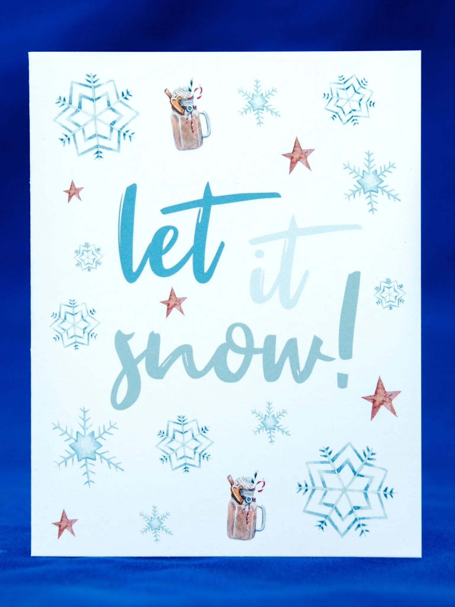 Let It Snow Greeting Card