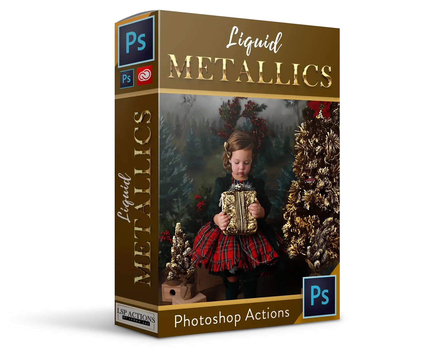 Liquid Metallics Photoshop Actions