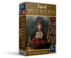 Liquid Metallics Photoshop Actions